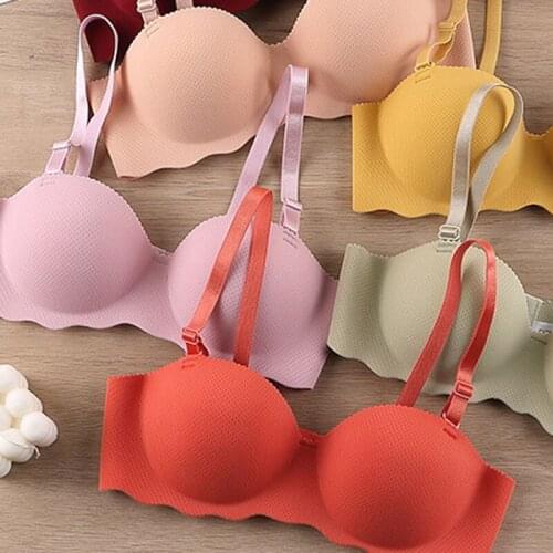 2021 Fashion Women strapless Underwear Seamless Bras For Women Cooling Gathers Shock-proof Female Intimate Comfortable Bra