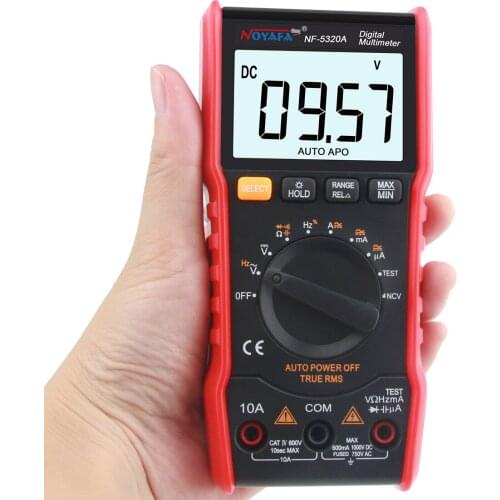 Noyafa NF-531/532/533 Digital Multimeter Voltage Detection Automotive Electrical Transistor Peak Tester Meter Capacitance Meter