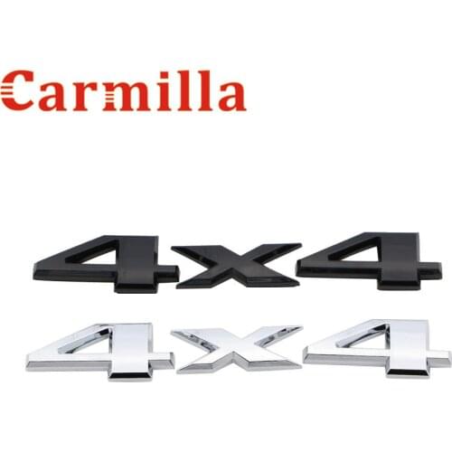 Carmilla 4x4 Logo Four Wheel Drive Car Sticker Badge Decoration Stickers Accessories for Jeep Ford Bmw Lada VW For Peugeot Opel