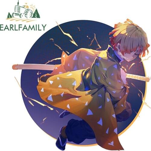 EARLFAMILY 13cm x 9.1cm for Thunder Swordsman Decal Fashion Camper Fine 3D Funny Car Stickers Scratch-proof Vinyl Decoration