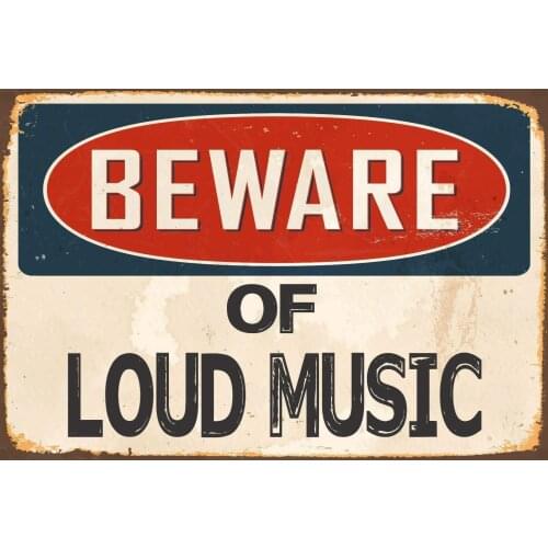 Letrero de para fiesta de circo,entretenimiento, concierto, dormitorio, escuela, Puerta de Hierro, placa de Metal