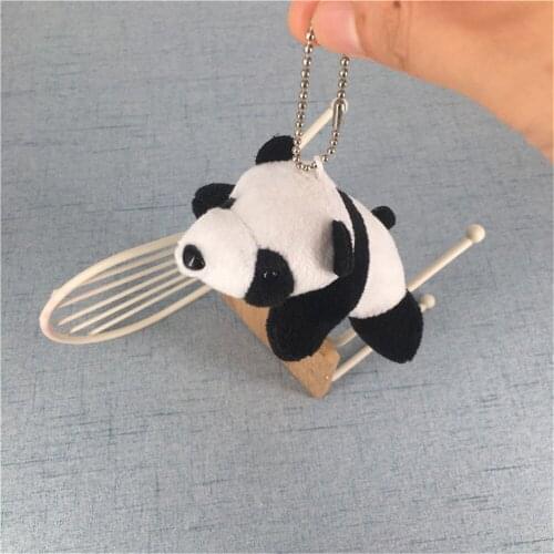 Small Panda Toy , 9CM Plush Stuffed Animal Panda Toy , Baby Plush TOY , Kids Party Gift Plush DOLL