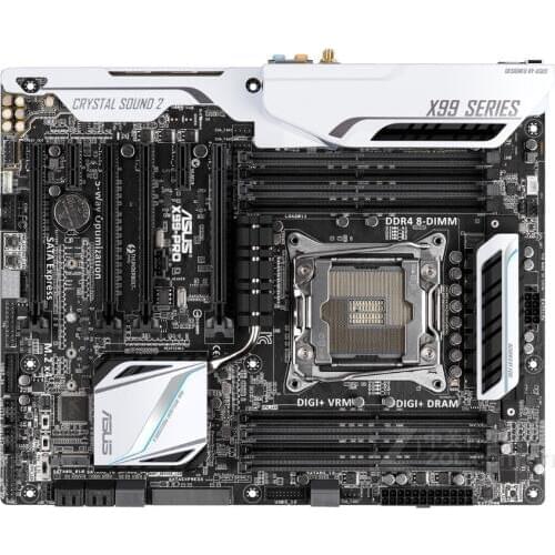 Free shipping original motherboard for ASUS X99-PRO DDR4 LGA 2011-V3 USB2.0 USB3.0 64GB X99 Desktop motherborad