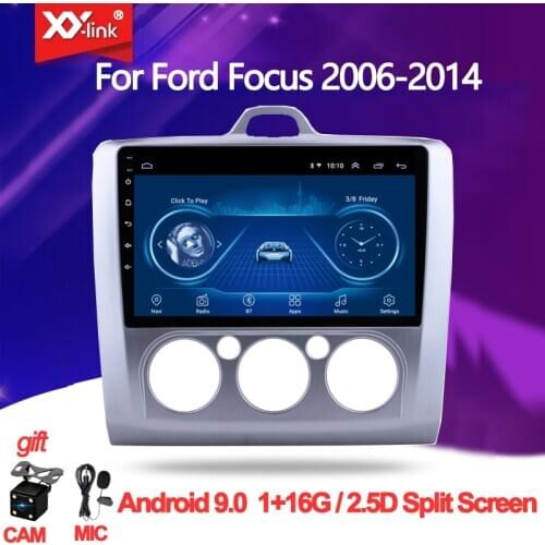 9 inch Android 9.0 Car Radio stereo video Player GPS For ford focus EXI MT 2 3 Mk2 2004 -2016 Multimedia player audio no 2 din