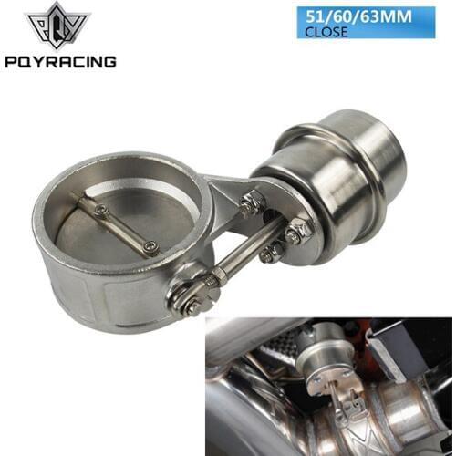 NEW Vacuum Activated Exhaust Cutout / Dump 2'' 51mm / 60mm / 2.5" 63mm Close Style Pressure: about 1 BAR For BMW 3 E30 PQY-ECV01