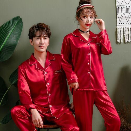 2pcs Stain Silk Pijama Hombre Solid Loose Sleepwear Men Full Nightwear Sleep Pants Shorts Lounge Pajama Sets Casual Night Suit
