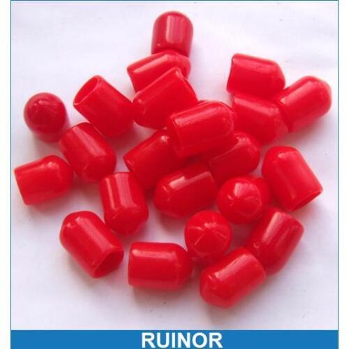 1000pcs/lot Plastic Covers Dust Cap Red for RF SMA Female Connector