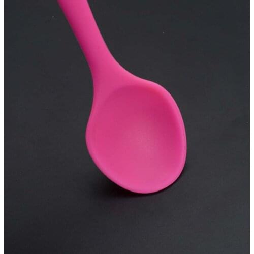 Home Use Mini Silicone Spoon Colorful Heat Resistant Spoons Kitchenware Cooking Tools Utensil SCVD889