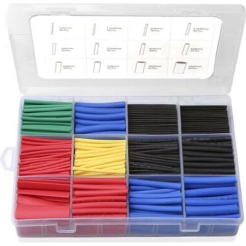 560Pcs Heat Shrink Tubing Insulation Shrinkable Tube Car Assorted Electrical Cable