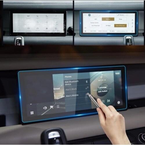 GPS Touch Screen Protective Film,for Land Rover Defender 110 2020,Navigation Display Glass Tempered film Screen Protector Foils