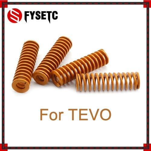 10pcs High Elasticity 3D Printer Parts Spring Imported Length 35mm OD 10mm For Heated Bed TEVO TarantulaSeries 3D Printer