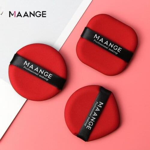 3pcs/pack Drop/Round Shaped Makeup Air Cushion Sponge Puff Dry Wet Dual Use Concealer Liquid Foundation BB/CC Cream Make up tool