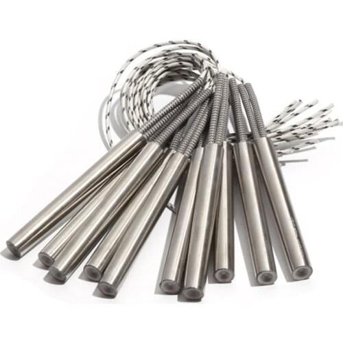 5PCS 12mm 140~160mm 316SUS Cartridge Heater 110/220/380V Tubular Electric Mould 680/700/720/750/780W Heating Resistance Element