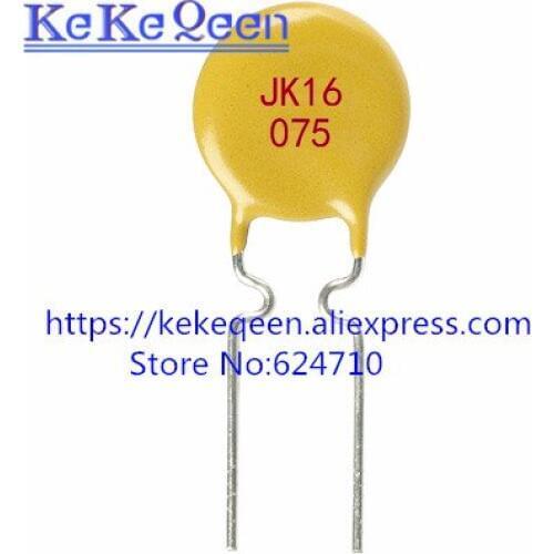 50PCS/LOT Self Recovery Fuse JK16-075 16V 750MA 0.75A PPTC