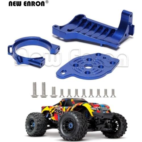 #8960 Aluminum 1Set Motor Mounts Fixed Adjustment Kit for RC Car Parts 1/10 Traxxas Monster Truck New Maxx 4S 89076-4 Upgrade