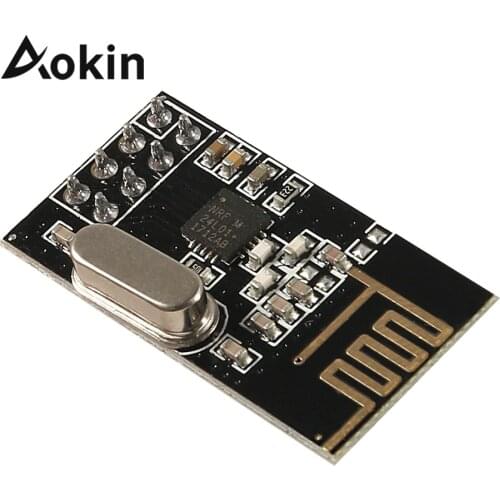 Aokin Wireless Transceiver NRF24L01+ 2.4GHz Antenna Module For Microcontroll