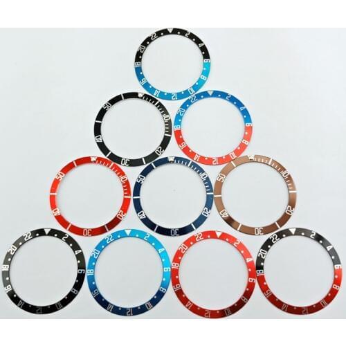 1PCS 39.5mm Aluminum Material Watch Bezel Insert Fit 41mm Corgeut Watch