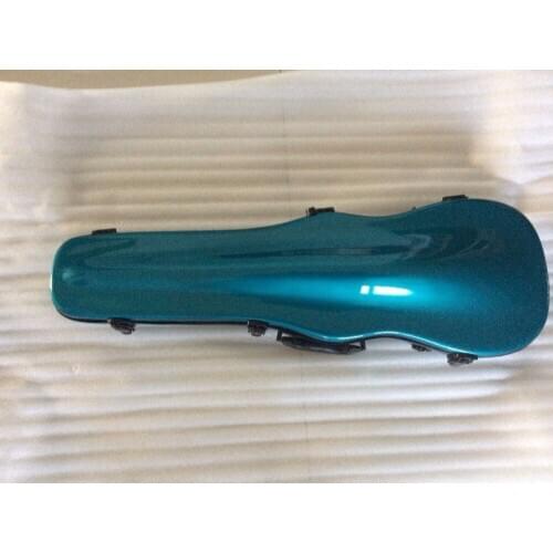 Nice fiberglass violin case 4/4 size blue color case