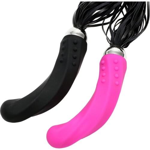 New Leather Whip with Backyard Plug Sex Toys for Couples Vibrator Vibrating Dildo Women Sex Toys Anal Vibrator Anal Toys