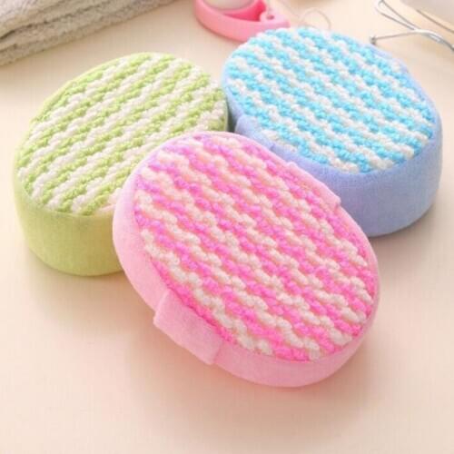Hot Sale Bath Sponge Massage Multi Shower Exfoliating Body Cleaning Scrubber Random Bathing Loofah Sponge 14x11x5cm LX2332