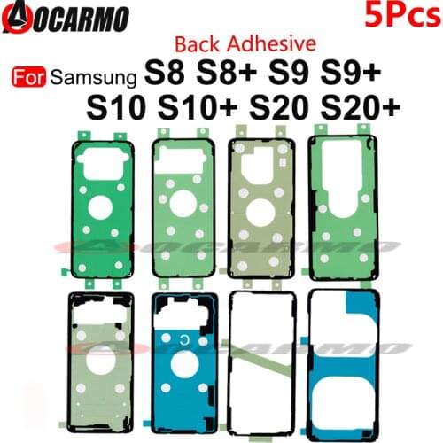 5Pcs Back Adhesive For Samsung Galaxy S8 S9 S10 S20 Plus S20 Ultra S9+ S20U Back Cover Sticker Waterproof Glue