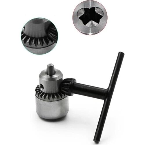 Hand-tight 0.3mm-4mm manual electric drill metal electric drill chuck quick change drill chuck electric tool with wrench