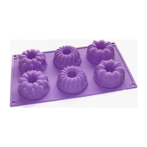 Silicone Mold Bareware Donuts Chocolate Muffin Mini Bundt Cake Pan Jelly Mould