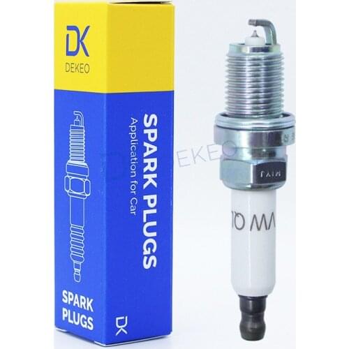 Dekeo Spark Plugs Double Platinum For Audi A6 A7 A8 Q5 Q7 S4 S5 SQ5 Porsche Cayenne Panamera Volkswagen Touareg PFR8S8EG