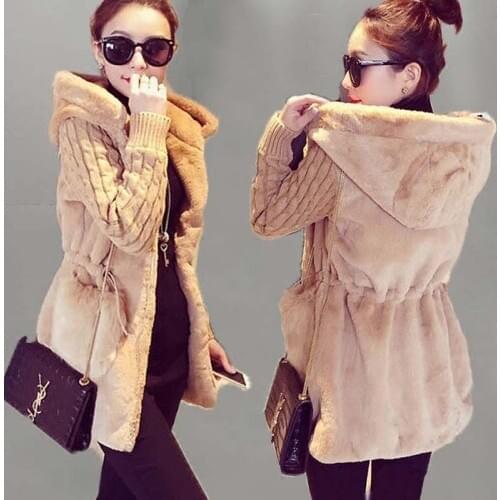 TQGQG Fashionable Fur Coats