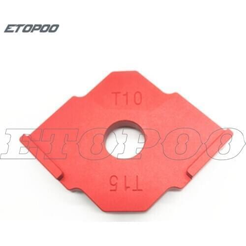 1Pcs Woodworking Trimming Round Targeting Templates Ruler Woodworking Engraving Bakelite Milling Aluminum Alloy Arc Steel Ruler