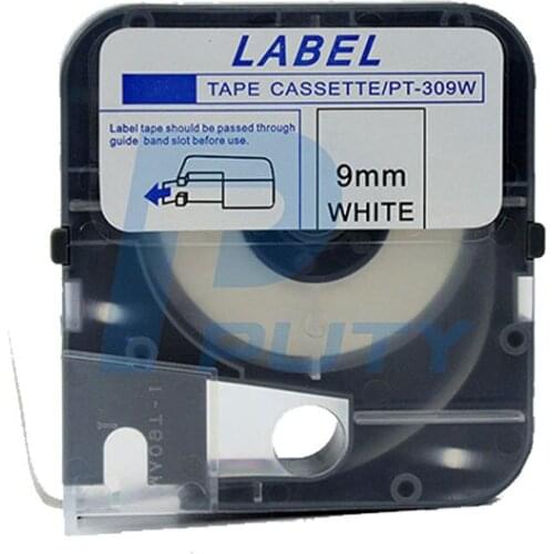 9mm Label Tape LM-TP309W For Ribbon Printer MAX Electronic Lettering Machine LM380E 390A 550A