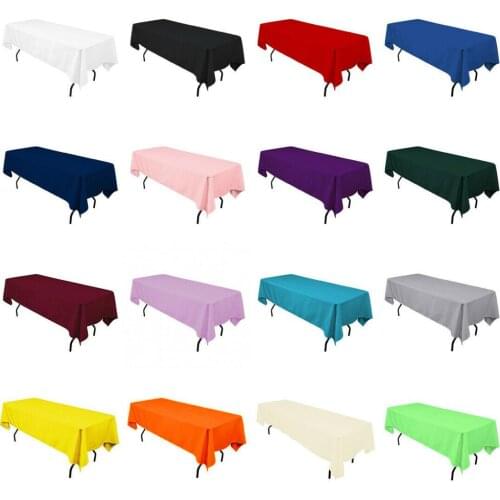 Satin Tablecloth Table Overlays Wedding Decoration Banquet Dining Table Cover New Year Christmas Table Cloth for Home Outdoor