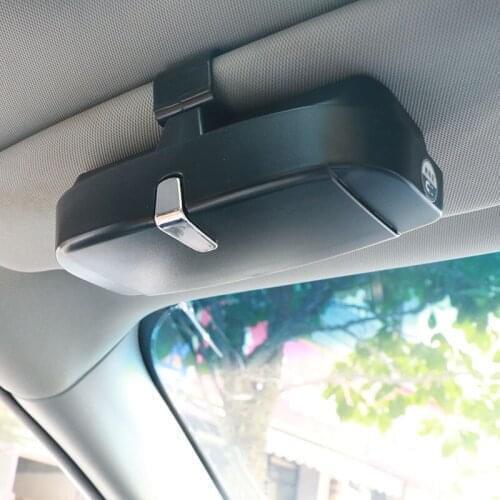 Car Sun Visor Sunglasses Glasses Cases Multifunctional Clip Ticket Card Clamp Accessories for Acura RLX CL EL CSX ILX MDX NSX