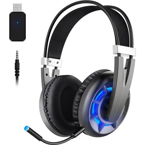 Bluetooth Headphones Wireless Surround Game Headset Active Noise Over ear with Microphone Deep Bass