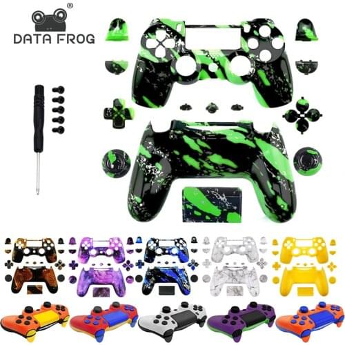 DATA FROG Housing Shell For PlayStation 4 Slim Controller Plastic Replacement Housing Cover Case For Sony PS4 Slim Accessories