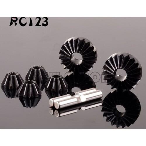 6Pcs Hard Steel Bevel Gear Differential 1 Set #87193 #86032 For 1/8 HPI Savage FLUX XL X 4.6 5.9 25 4.1 3.5 SS R40 21NEW ENRON