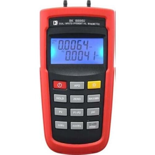 Dual Input Differential Manometer BK8886U 100% Original Bokles