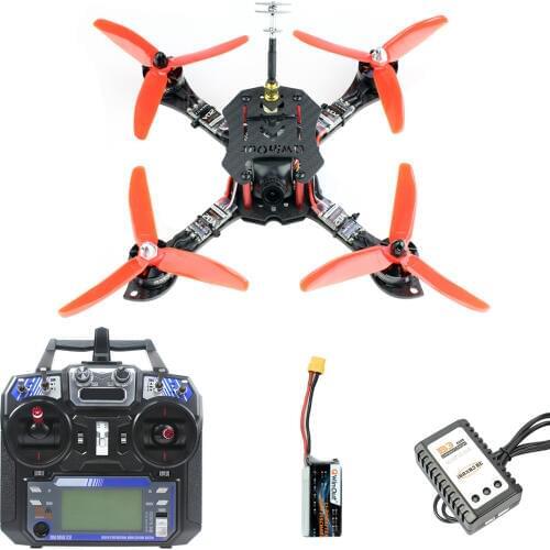 JMT 210mm RTF FPV Mulitcopter Racer Aircraft Mini Racer with Flysky FS I6 Transmitter F4 Pro(V2) Flight Controller