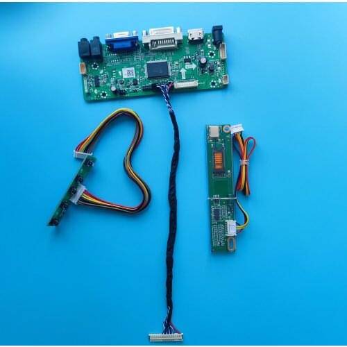 Kit for LP154WU1-TLC1 DVI HDMI Controller board VGA Signal 1 lamps LVDS 1920X1200 30pin Display Panel 15.4" Screen Driver