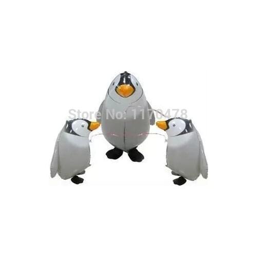 Best-selling aluminium film helium balloons standing penguins pet balloon balloon animals 10pcs/lot