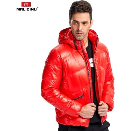 MALIDINU 2020 Men Down Jacket Winter Thick Down Coat Brand Winter Parka Jacket Detachable Hood Waterproof Puffer Jacket Outdoor
