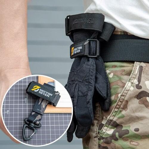 Multi-purpose Glove Hook Military Fan Outdoor Tactical Gloves Climbing Rope Storage Buckle