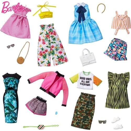 Original Barbie Clothes Doll Accessories Reborn Doll Shoes Barbie Dress Kawaii Kids Girls Toys for Children Birthday Gift