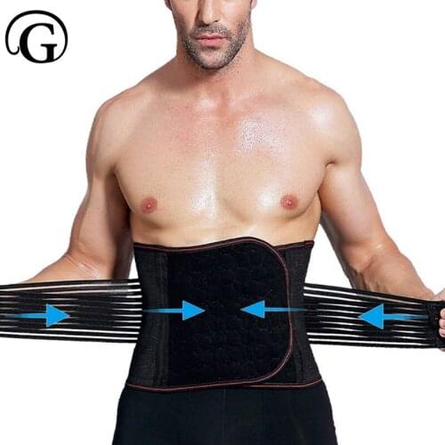Sweat Girdle Waist Trainer Belly Fit Belt Waist Cinchers Men Slimming Belly Corset Control Abdomen Body