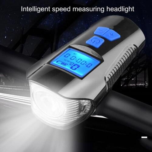 1 Set Durable USB Charging Bike Speedometer Rear Light Horn Kit Bike Speedometer Rear Light Horn Simple for Bicycle