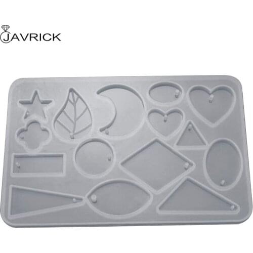 Silicone Acrylic Earring Necklace Pendant Mold Resin Casting Mold Jewelry Making For Women