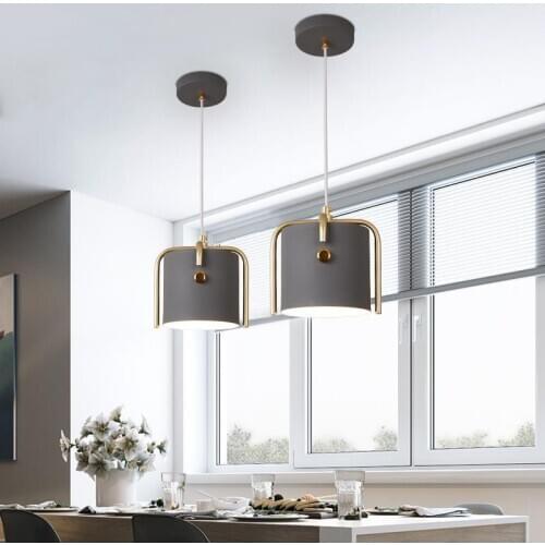 Modern led iron luminaire deco chambre pendant lights pendant lights kitchen dining bar living room bedroom