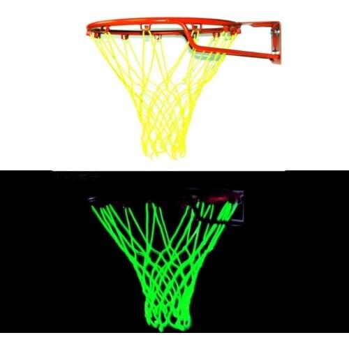 Light Up Basketball Net Heavy Duty Glowing Night Luminous Free Shiping