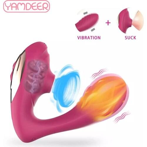 Vagina Sucking Vibrator 10 Speeds Vibrating Sucker Oral Sex Suction Clitoris Stimulator Erotic Sex Toy for Women Adults 18