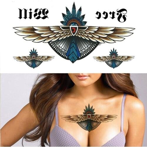 Temporary Tattoos for Girls Women Adult Fake Tattoos Black Body Art Sticker Cover Up Back Arm Neck, Flower, Mehndi